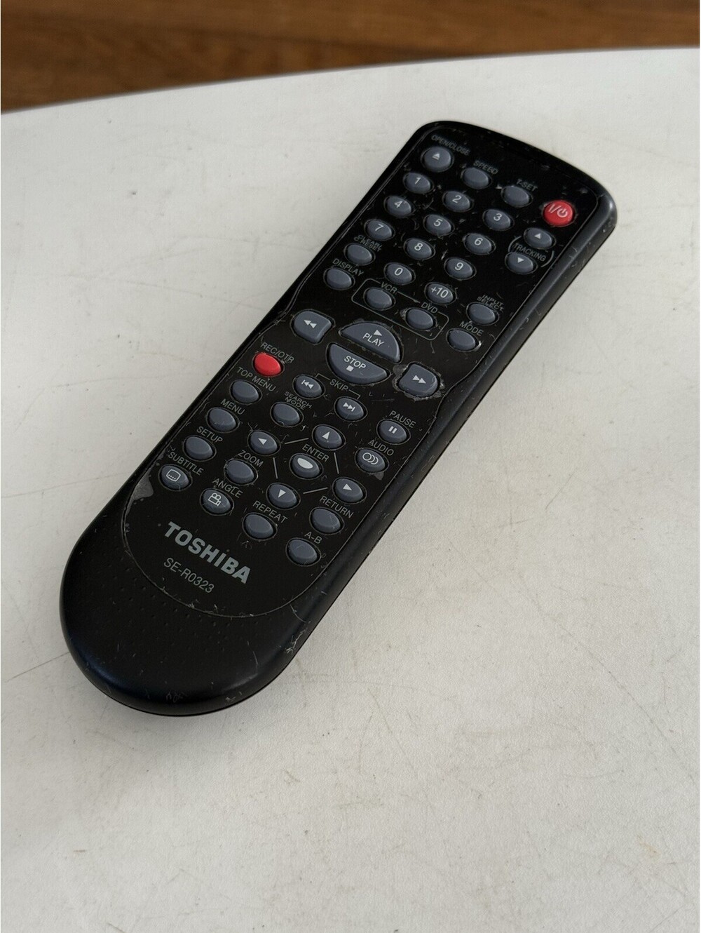 Toshiba SE-R0323 SD-V296 SD-V296KU XV-5586 DVD/VCR Combo Remote Control GENUINE